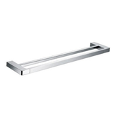 Eneo Double Streamline Towel Rail 80cm - Matt Black